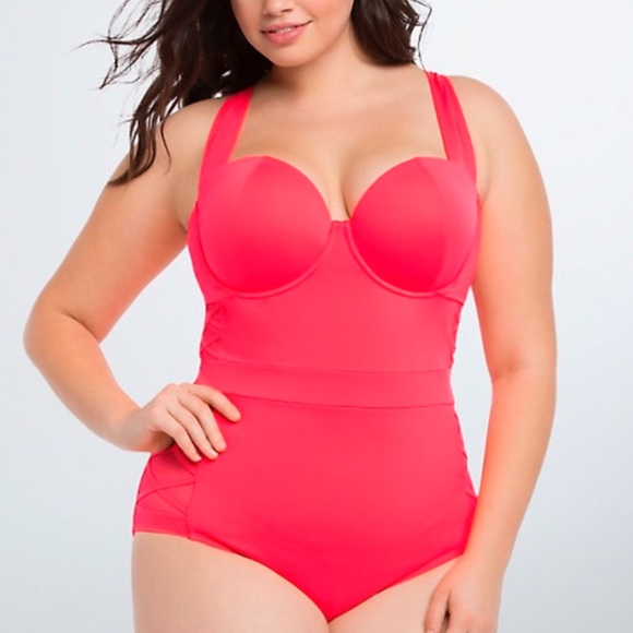 torrid Other - TORRID mesh lattice side one piece, 2X.